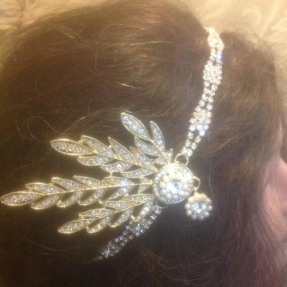 Flapper Gold Gatsby Inspired Leaf main image 5
